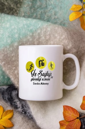 Alya Gift Shop Kişiye Özel İş Sağlığı Ve Güvenliği Uzmanı Kupa Bardak