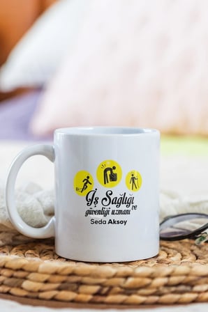 Alya Gift Shop Kişiye Özel İş Sağlığı Ve Güvenliği Uzmanı Kupa Bardak