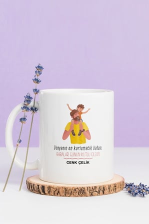Alya Gift Shop Kişiye Özel Babalar Günü Kupa Bardak