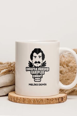 Alya Gift Shop Kişiye Özel Yakarsa Dünyayı Garipler Yakar Kupa Bardak