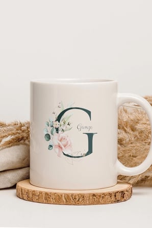 Alya Gift Shop Kişiye Özel G Harfli Kupa Bardak