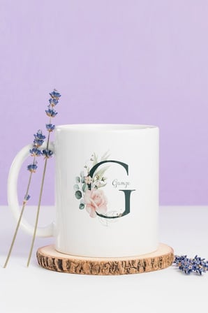 Alya Gift Shop Kişiye Özel G Harfli Kupa Bardak