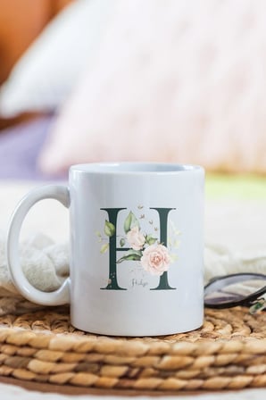 Alya Gift Shop Kişiye Özel H Harfli Kupa Bardak