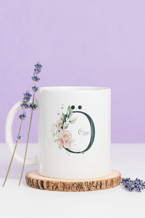 Alya Gift Shop Kişiye Özel Ö Harfli Kupa Bardak