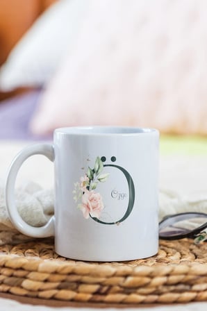 Alya Gift Shop Kişiye Özel Ö Harfli Kupa Bardak