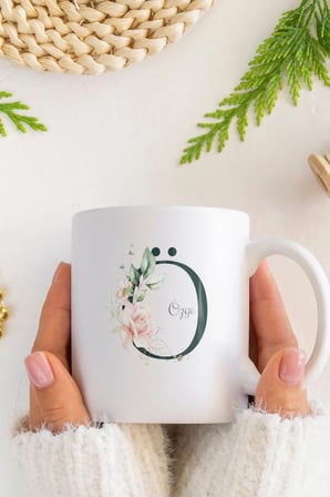 Alya Gift Shop Kişiye Özel Ö Harfli Kupa Bardak