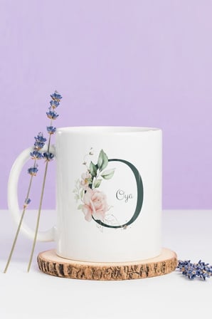 Alya Gift Shop Kişiye Özel O Harfli Kupa Bardak