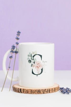 Alya Gift Shop Kişiye Özel Ş Harfli Kupa Bardak