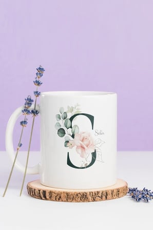 Alya Gift Shop Kişiye Özel S Harfli Kupa Bardak