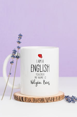 Alya Gift Shop Kişiye Özel I'm A English Teacher Kupa Bardak