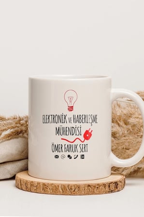Alya Gift Shop Kişiye Özel Elektronik Ve Haberleşme Mühendisi Kupa Bardak