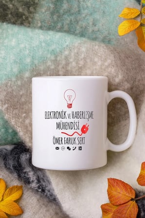 Alya Gift Shop Kişiye Özel Elektronik Ve Haberleşme Mühendisi Kupa Bardak