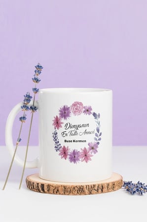 Alya Gift Shop Kişiye Özel Dünyanın En Tatlı Annesi Kupa Bardak