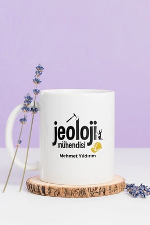 Alya Gift Shop Kişiye Özel Jeoloji Mühendisi Kupa Bardak