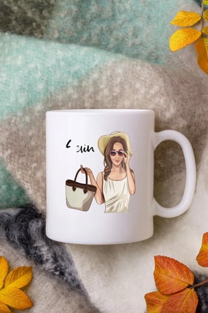 Alya Gift Shop Kişiye Özel Figürlü Kupa Bardak