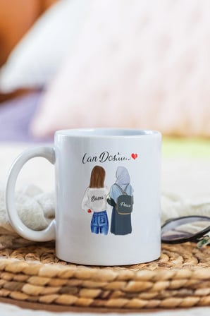 Alya Gift Shop Kişiye Özel Can Dostum Kupa Bardak