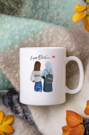 Alya Gift Shop Kişiye Özel Can Dostum Kupa Bardak
