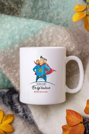 Alya Gift Shop Kişiye Özel Dünyanın En İyi Babası Kupa Bardak