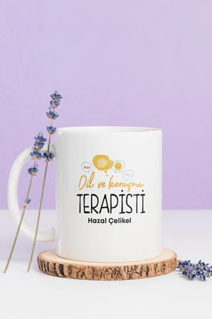 Alya Gift Shop Kişiye Özel Dil Ve Konuşma Terapisti Kupa Bardak