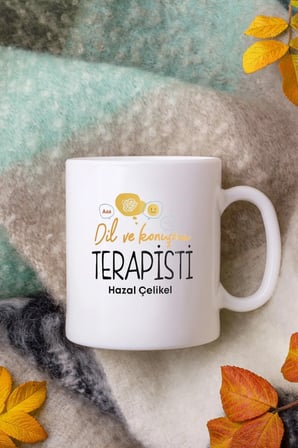 Alya Gift Shop Kişiye Özel Dil Ve Konuşma Terapisti Kupa Bardak