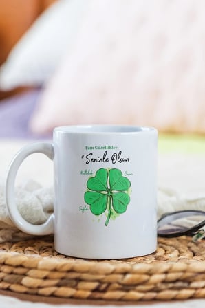 Alya Gift Shop Kişiye Özel Tüm Güzellikler Seninle Olsun Kupa Bardak
