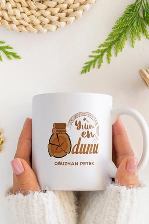 Alya Gift Shop Kişiye Özel Yılın En Odunu Kupa Bardak
