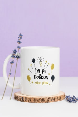 Alya Gift Shop Kişiye Özel İyi Kİ Doğdun Kupa Bardak
