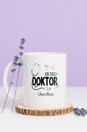Alya Gift Shop Kişiye Özel En Tatlı Doktor Kupa Bardak