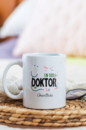 Alya Gift Shop Kişiye Özel En Tatlı Doktor Kupa Bardak