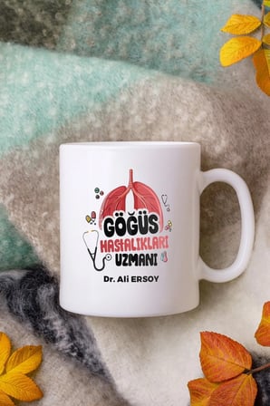 Alya Gift Shop Kişiye Özel Göğüs Hastalıkları Uzmanı Kupa Bardak