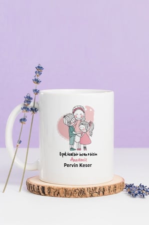Alya Gift Shop Kişiye Özel Özel Bir İnsan Annemiz Kupa Bardak