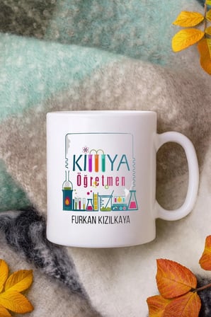 Alya Gift Shop Kişiye Özel Kimya Öğretmeni Kupa Bardak