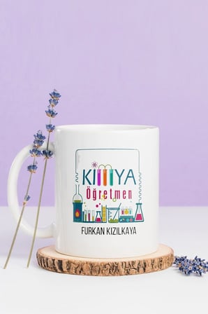 Alya Gift Shop Kişiye Özel Kimya Öğretmeni Kupa Bardak