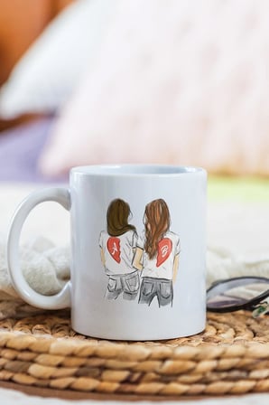 Alya Gift Shop Kişiye Özel Figürlü Kupa Bardak