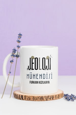 Alya Gift Shop Kişiye Özel Jeoloji Mühendisi Kupa Bardak