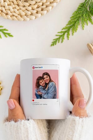 Alya Gift Shop Kişiye Özel Kişiye Özel Instagram Fotoğrafı Kupa Bardak