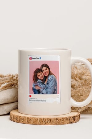 Alya Gift Shop Kişiye Özel Kişiye Özel Instagram Fotoğrafı Kupa Bardak
