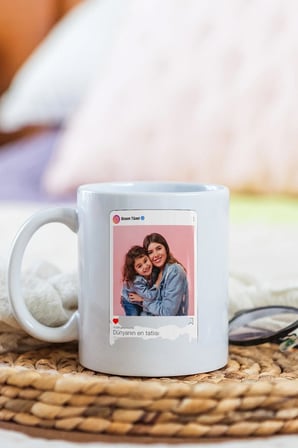 Alya Gift Shop Kişiye Özel Kişiye Özel Instagram Fotoğrafı Kupa Bardak