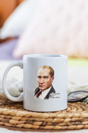 Alya Gift Shop Kişiye Özel Kemal Atatürk Kupa Bardak