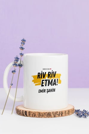 Alya Gift Shop Kişiye Özel Karadeniz Aşkı Kupa Bardak