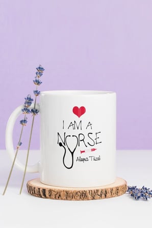 Alya Gift Shop Kişiye Özel I'm A Nurse Kupa Bardak