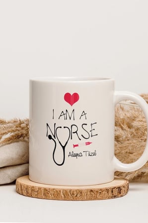 Alya Gift Shop Kişiye Özel I'm A Nurse Kupa Bardak