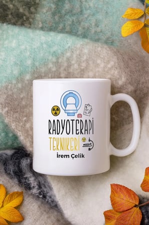 Alya Gift Shop Kişiye Özel Radyoterapi Teknikeri Kupa Bardak