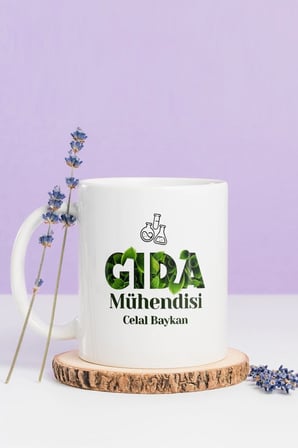 Alya Gift Shop Kişiye Özel Gıda Mühendisi Kupa Bardak