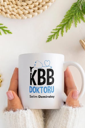 Alya Gift Shop Kişiye Özel KBB Doktoru Kupa Bardak