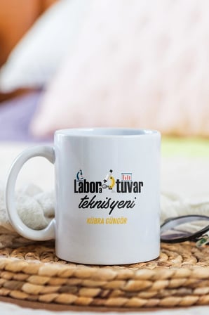 Alya Gift Shop Kişiye Özel Laboratuvar Teknisyeni Kupa Bardak