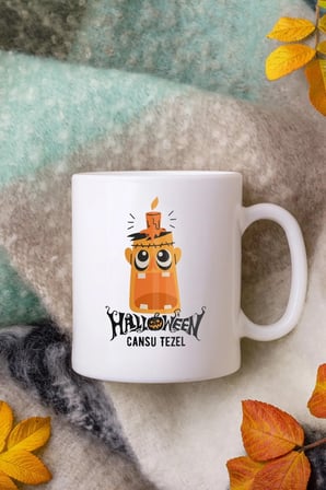 Alya Gift Shop Kişiye Özel Hallowen Kupa Bardak