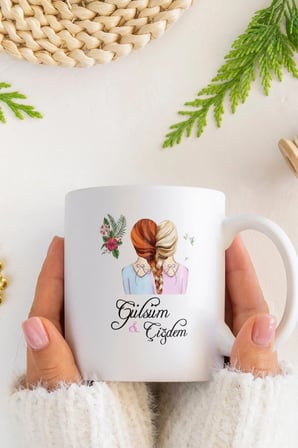 Alya Gift Shop Kişiye Özel Figürlü Kupa Bardak