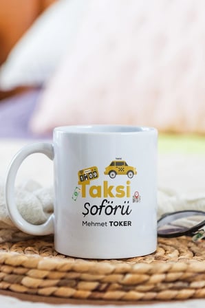 Alya Gift Shop Kişiye Özel Taksi Şoförü Kupa Bardak