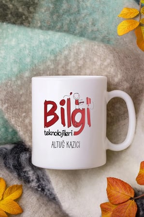 Alya Gift Shop Kişiye Özel Bilgi Teknolojileri Kupa Bardak